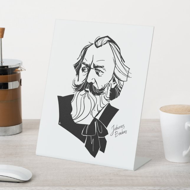 Signe De Table Johannes Brahms (In SItu)