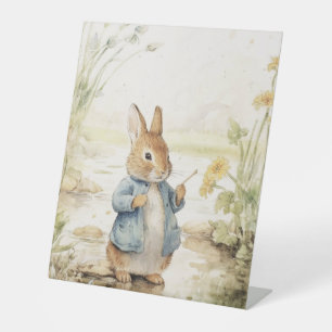 Signe De Table Joli lapin dans la cuisine