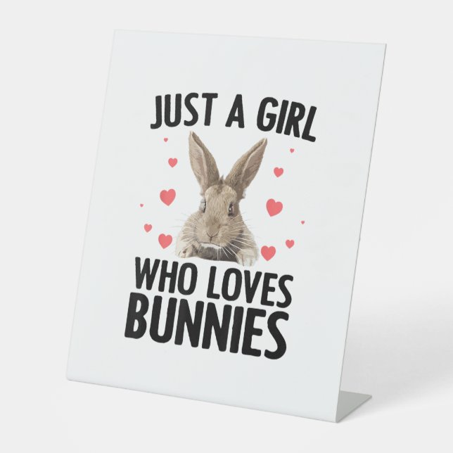 Signe De Table Jolie Conception Bunny Pour Filles Femmes Lapin Cô (Recto)