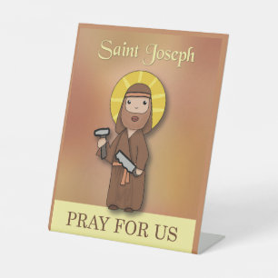 Signe De Table Jour de la Saint-Joseph Fête catholique Saints Pri