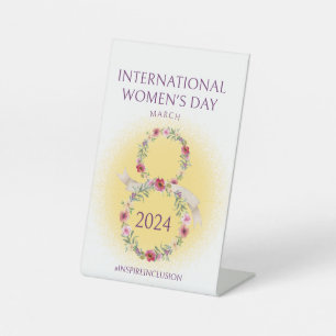Signe De Table Journée internationale de la femme 8 mars Inspirer