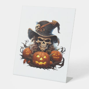 Signe De Table Joyeuse journée d'Halloween - T-Shirt classique dr