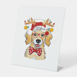 Signe De Table Joyeux Costume de Noël Reindeer mignonne Père Noël