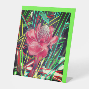 Signe De Table Jump to Jamaica Wonder Art Pedestal Sign