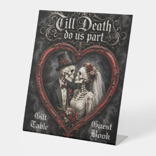 Signe De Table Jusqu'à ce que la mort nous sépare Mariage