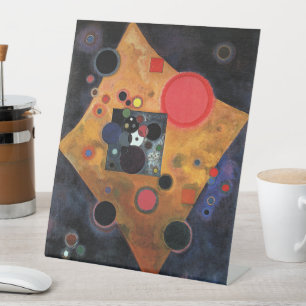 Signe De Table Kandinsky - Accent en rose,