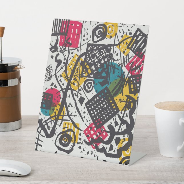 Signe De Table Kandinsky Small Worlds V Classic Abstrait (In SItu)