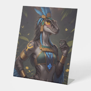 Signe De Table Karazi - Prêtesse Anthro Dino