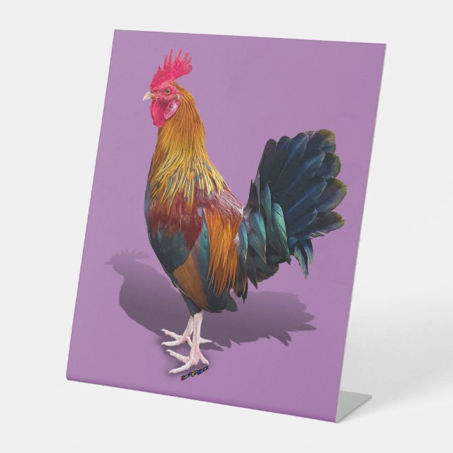 Signe De Table Key West - Rooster tzigane (Recto)