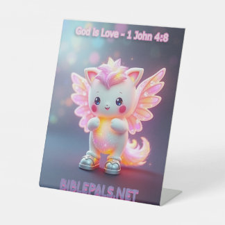 Signe De Table La Bible Pals #1 - Nini - Dieu est Amour 1 Jean 4: