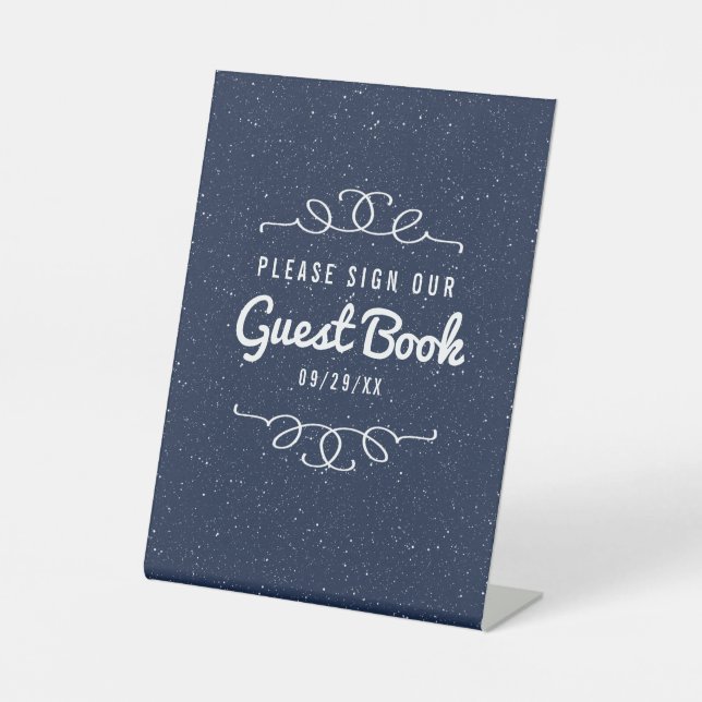 Signe De Table La collection de Mariages de nuit étoilée - (Recto)