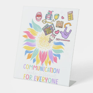 Signe De Table La Communication Semble Différente Pour Tout Le Mo