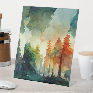 Signe De Table La forêt (nature)