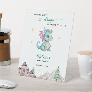 Signe De Table La petite dragonne est sur le point d'éclore Baby