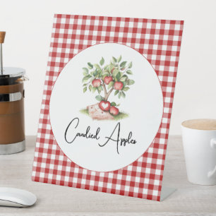 Signe De Table La pomme de notre plaque de papier Baby shower ocu