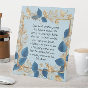 Signe De Table La prière d'une mère pour son fils