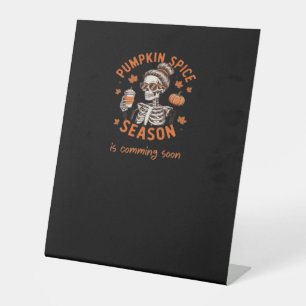 Signe De Table La saison des épices citrouilles commence bientôt 