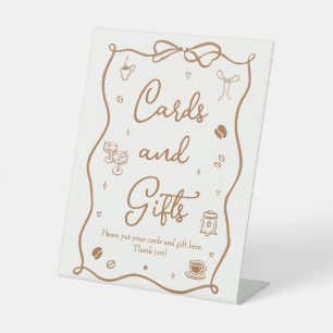 Signe De Table L'amour brasse les cartes de Fête des mariées et l