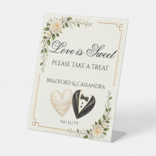 Signe De Table L'amour est doux, cadeau personnalisé pour une fêt