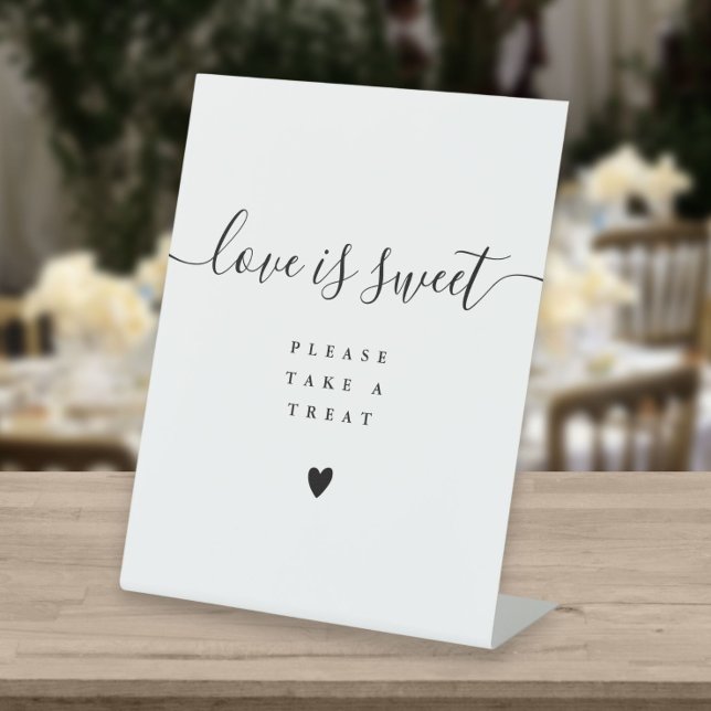 Signe De Table L'amour est doux, prenez s'il vous plaît une frian (Créateur téléchargé)