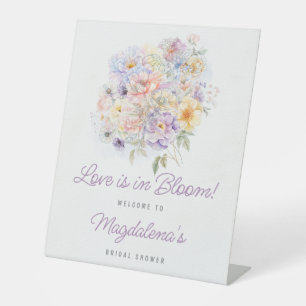 Signe De Table L'amour est en fleurs : Bienvenue à la douche de m