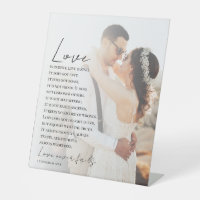 L'amour est patient Bible chrétienne Mariage photo