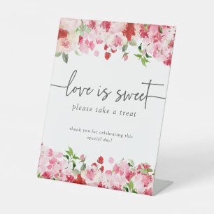 Signe De Table L'amour floral est doux