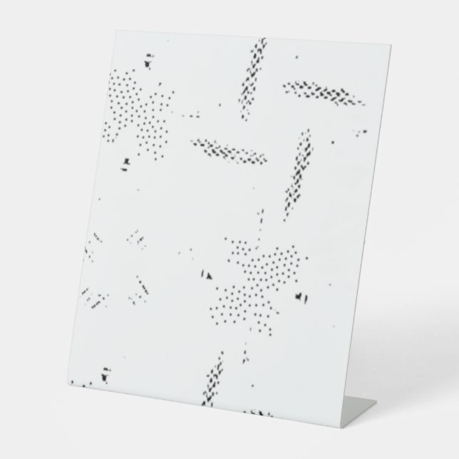 Signe De Table Langue, Gris clair, Symbole du piédestal Geyser (Recto)