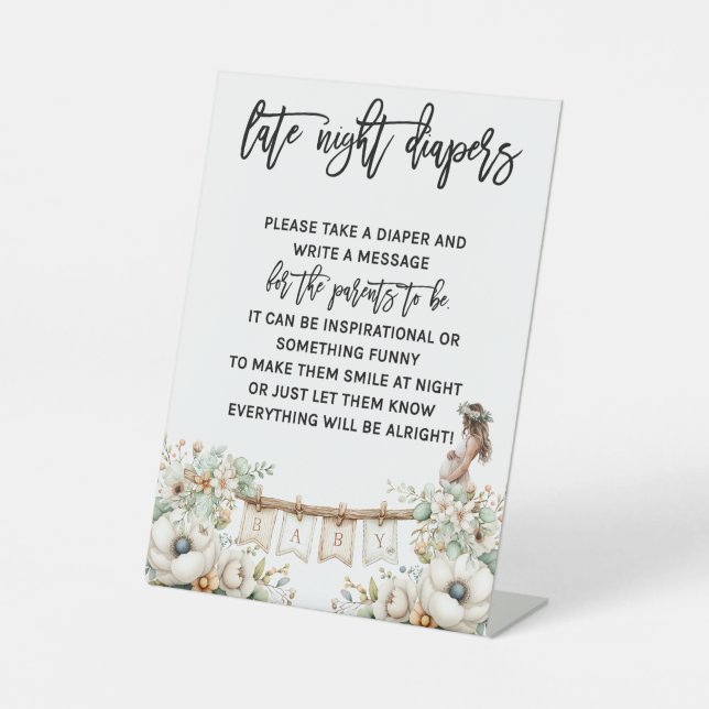 Signe De Table Late night diapers (Recto)