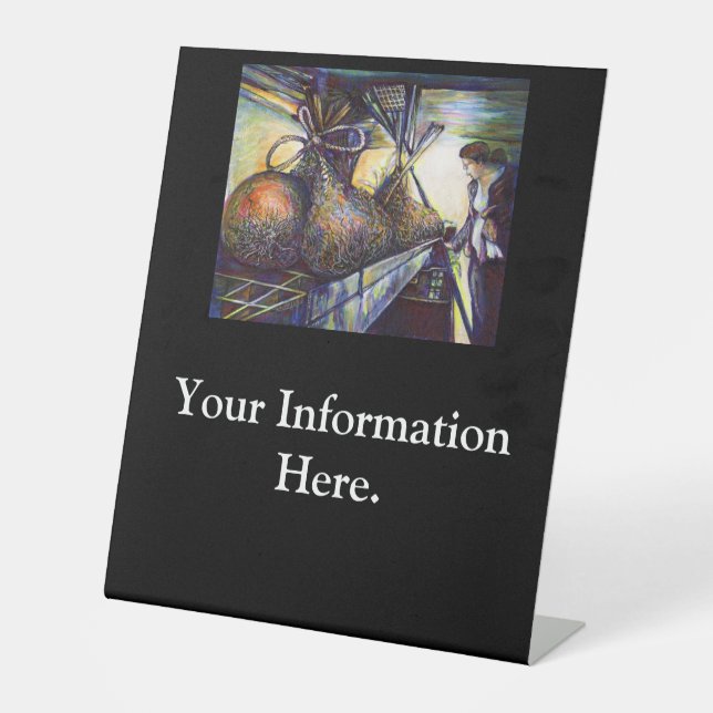 Signe De Table Le destin hurlant de la vie (Recto)