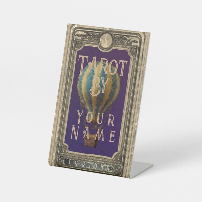 Signe De Table Lecteur de Tarot (Recto)