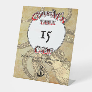 Signe De Table L'équipage de Groom