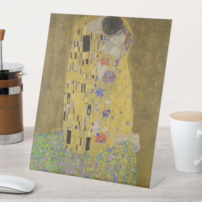 Signe De Table Les amoureux embrasser Embrace par Gustav Klimt (In SItu)