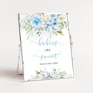 Signe De Table Les bébés eucalyptus à fleurs bleues sont doux