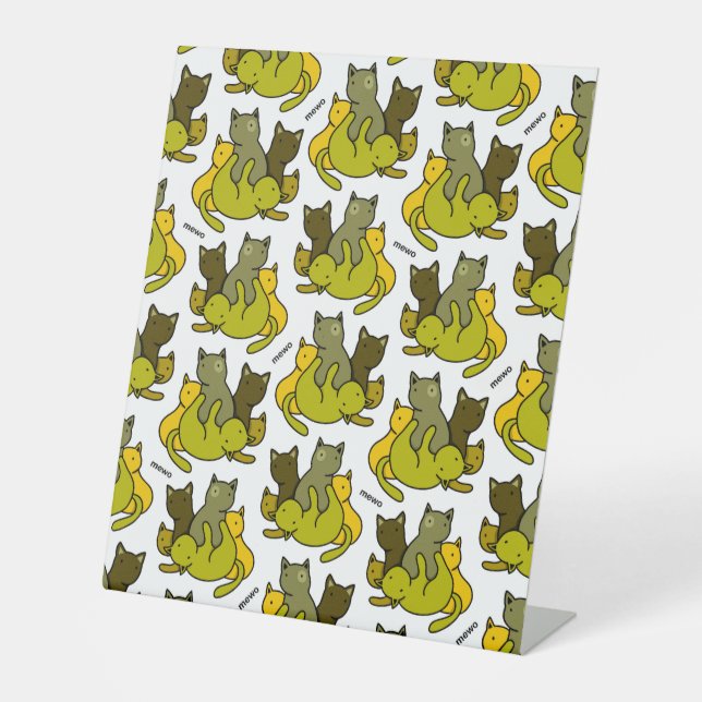 Signe De Table Les chatons d'olive (Recto)