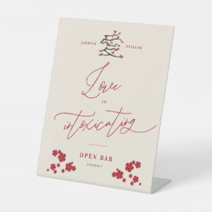 Signe De Table Les Chinois aiment les cerisiers en fleurs L'amour