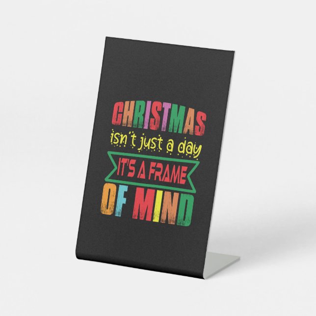 Signe De Table Les Chritsmans Cadeaux De Noël Ne Sont Pas Seuleme (Recto)
