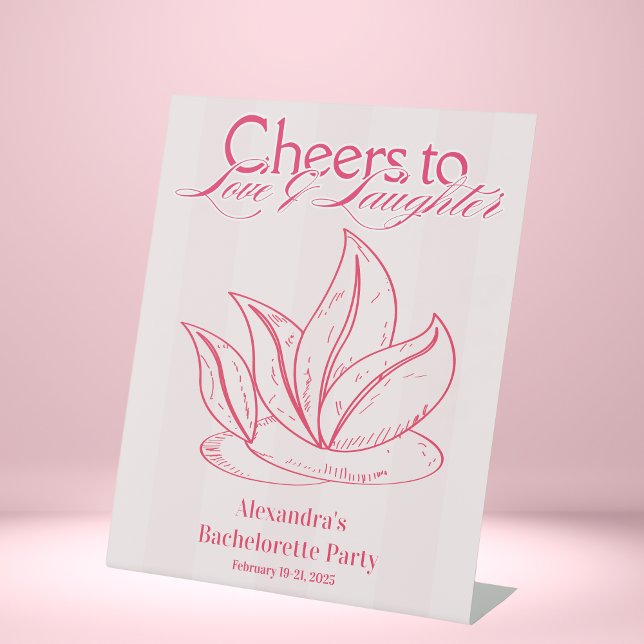 Signe De Table Les Filles Sont Passées Bachelorette Légère Boire (Créateur téléchargé)