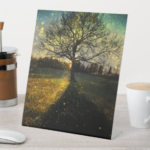 Signe De Table Les lucioles magiques paysage onirique