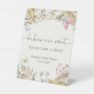 Signe De Table Les papillons Boho Les bébés sont doux Prenez un