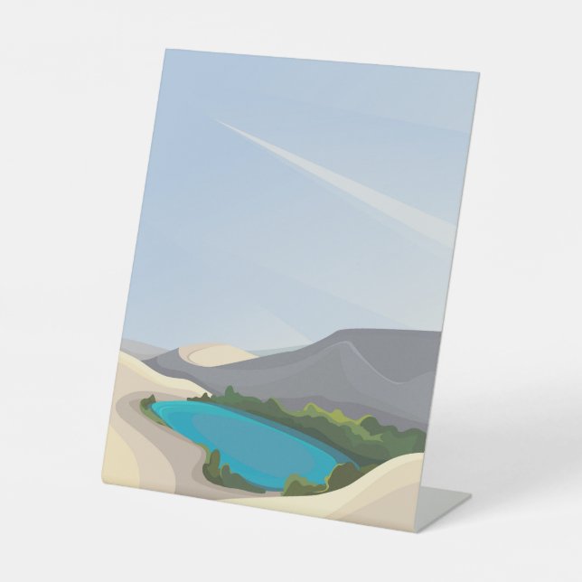 Signe De Table Les paysages d'Oasis (Recto)