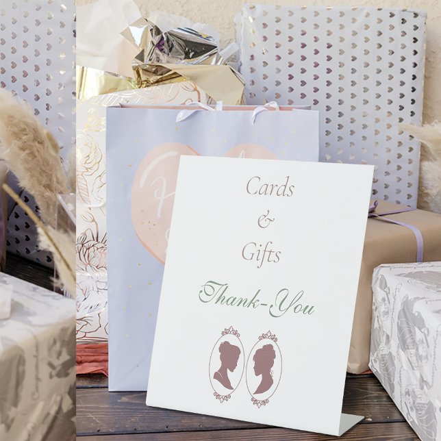 Signe De Table Lesbiennes Mariées Regency Rose Roses (Créateur téléchargé)