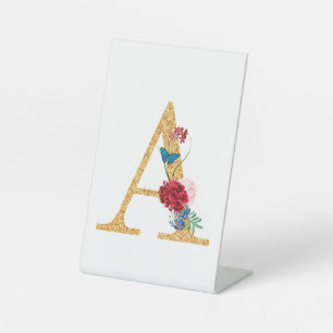 Signe De Table lettre a