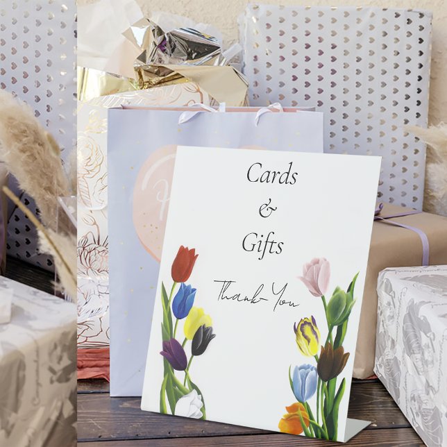 Signe De Table LGBTQ plus Fleurs tulipes (Créateur téléchargé)