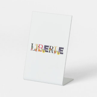 Signe De Table Liberté