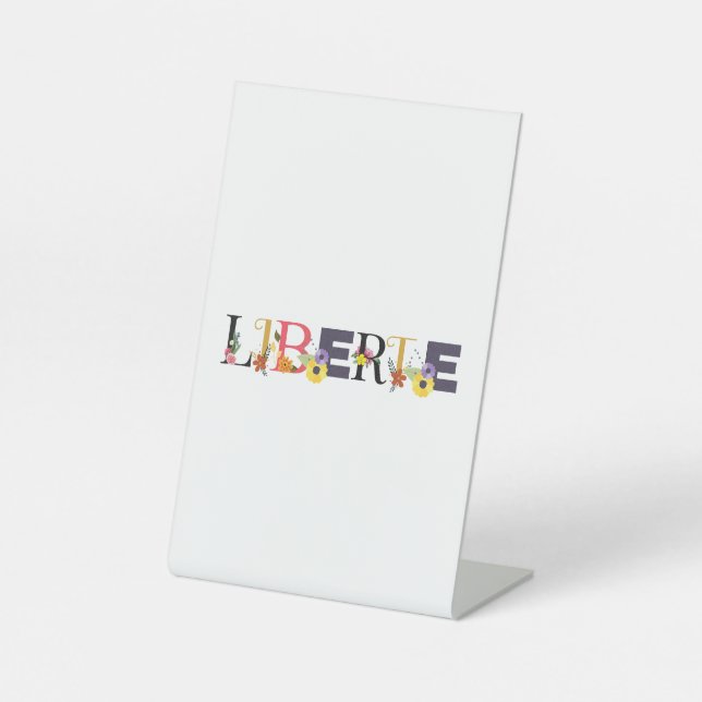 Signe De Table Liberté (Recto)