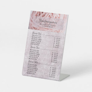 Signe De Table Liste de prix de la laine pour tricot au crochet