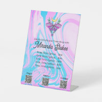 Liste des prix de la lune mystique rose et bleu Ta