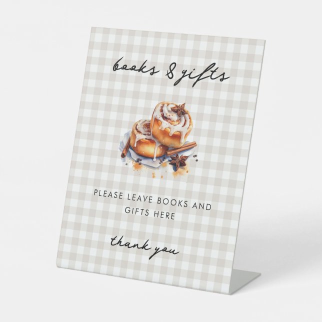 Signe De Table Little Bun in the Oven Baby Shower Diaper Raffle  (Recto)