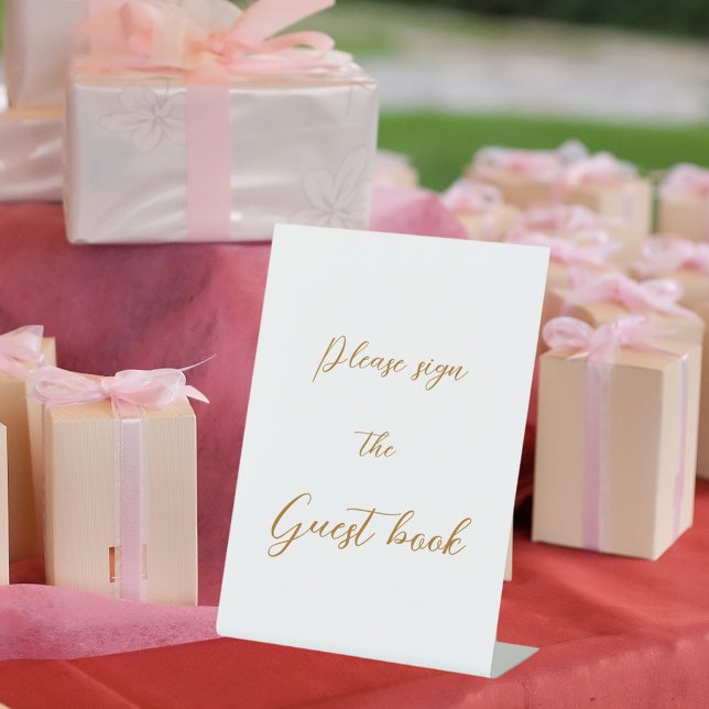 Signe De Table Livre d'or mariage écriture or (Créateur téléchargé)